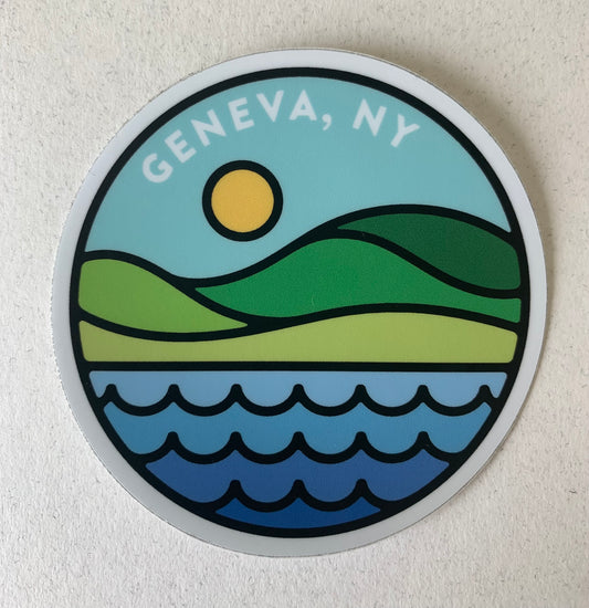 14456 Geneva, NY Sticker