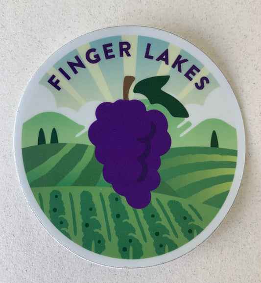 Finger Lakes Grape Sticker