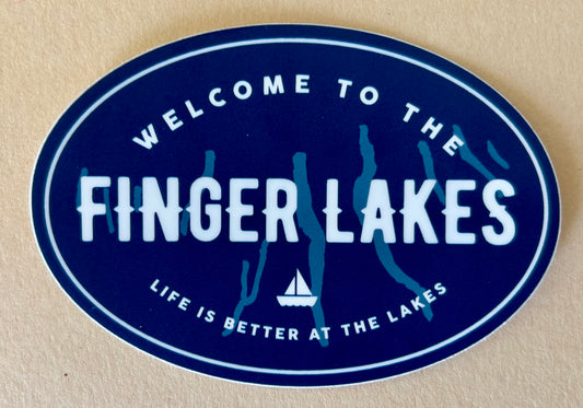 Finger Lakes Sticker - Welcome to the Finger Lakes