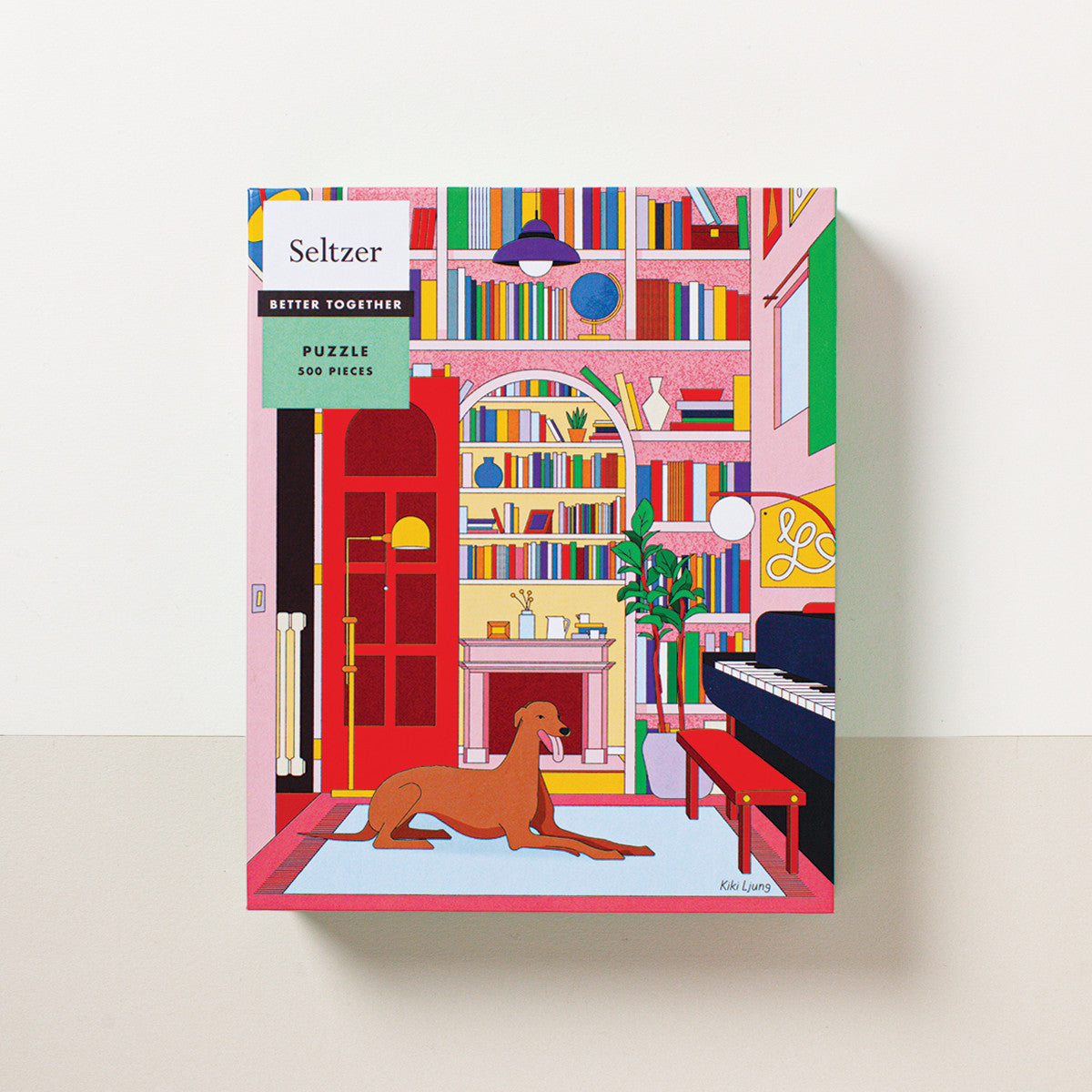 Library Greyhound Jigsaw Puzzle - Seltzer Goods