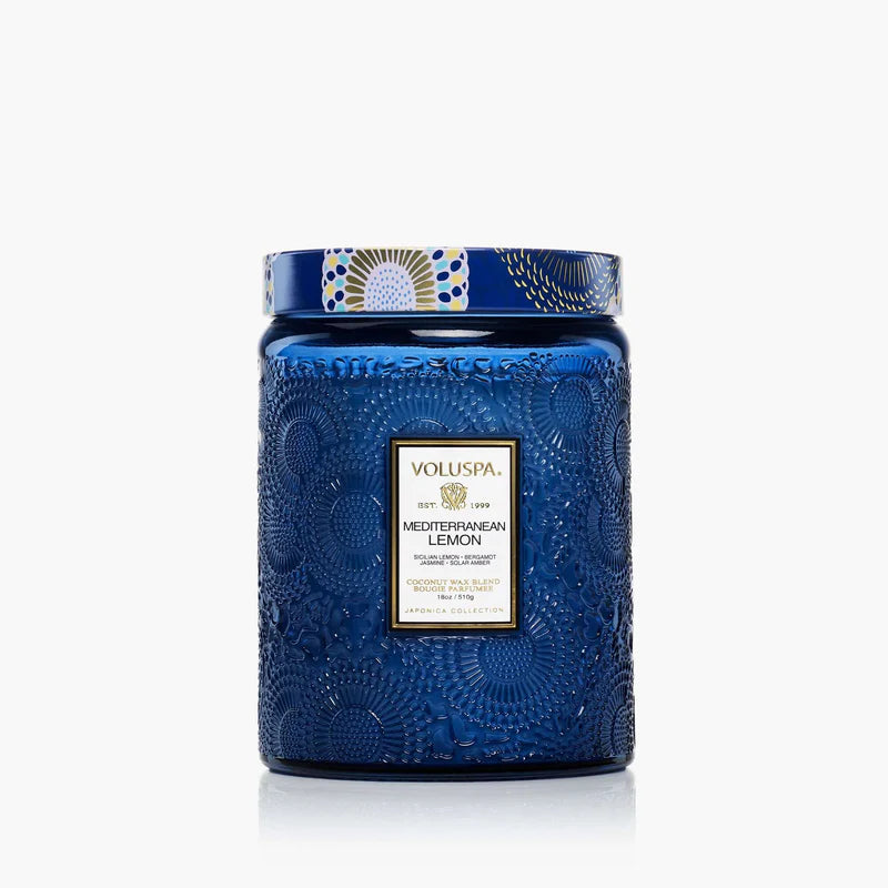Mediterranean Lemon - Voluspa Large Jar Candle