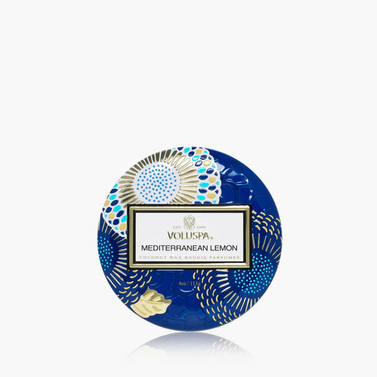 Mediterranean Lemon - Voluspa Mini Tin Candle
