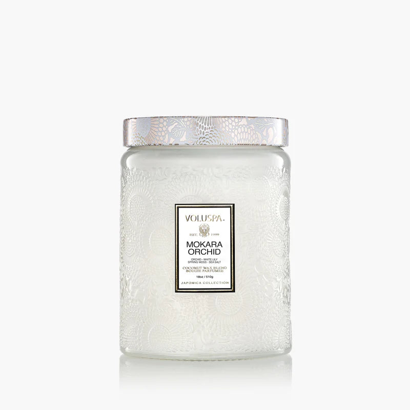 Mokara Orchid - Voluspa Large Jar Candle