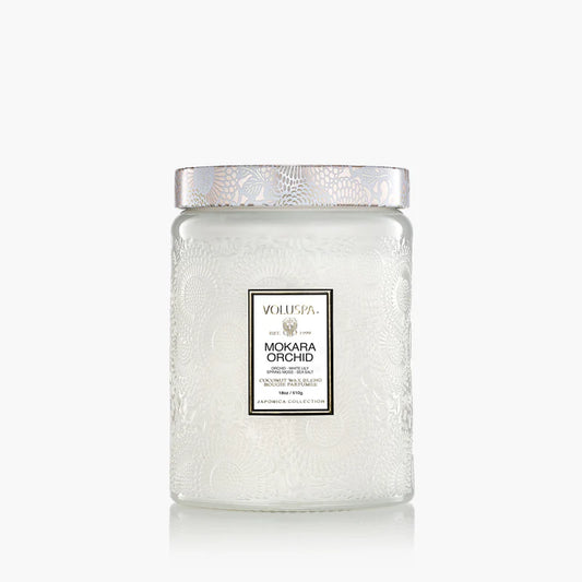 Mokara Orchid - Voluspa Large Jar Candle