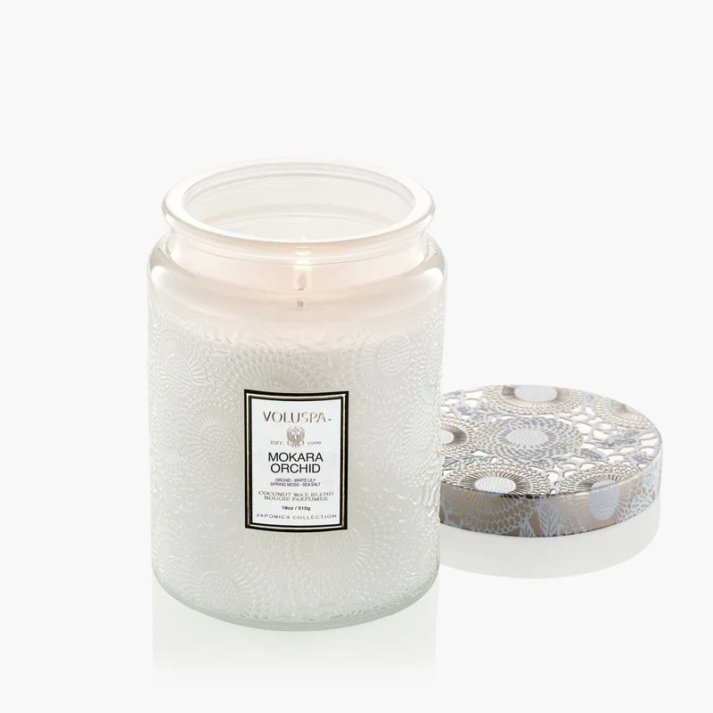Mokara Orchid - Voluspa Large Jar Candle