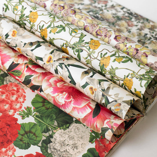 Pepin Press - Flower Prints Gift & Creative Paper Book
