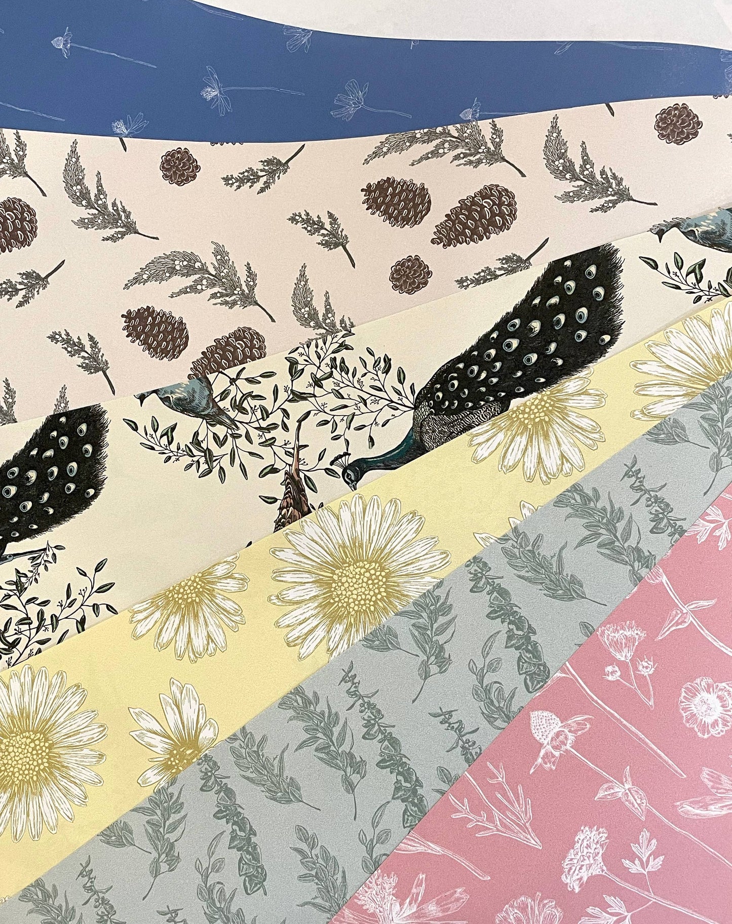 Vines & Bird Wrapping Paper
