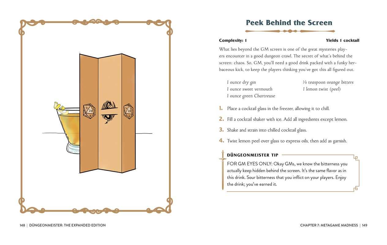 Düngeonmeister: The Expanded Edition (Cocktails and Mocktails) by Jef Aldrich: Hardcover; 192 pages / English