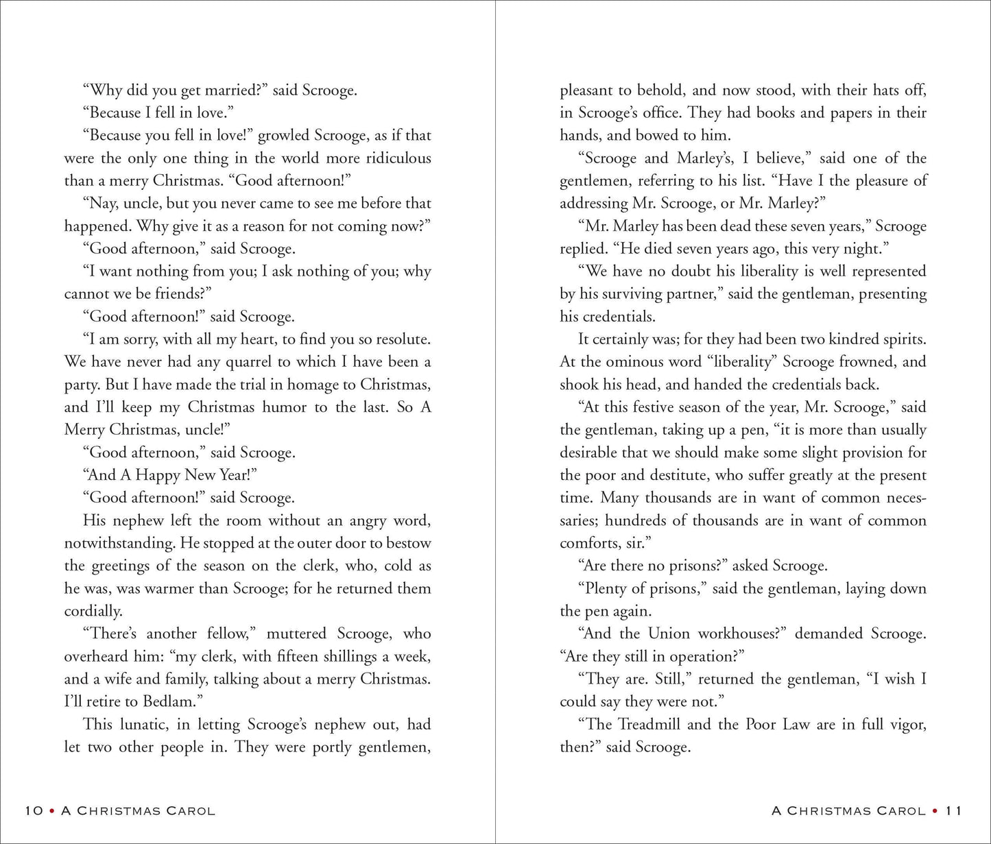 A Christmas Carol by Charles Dickens