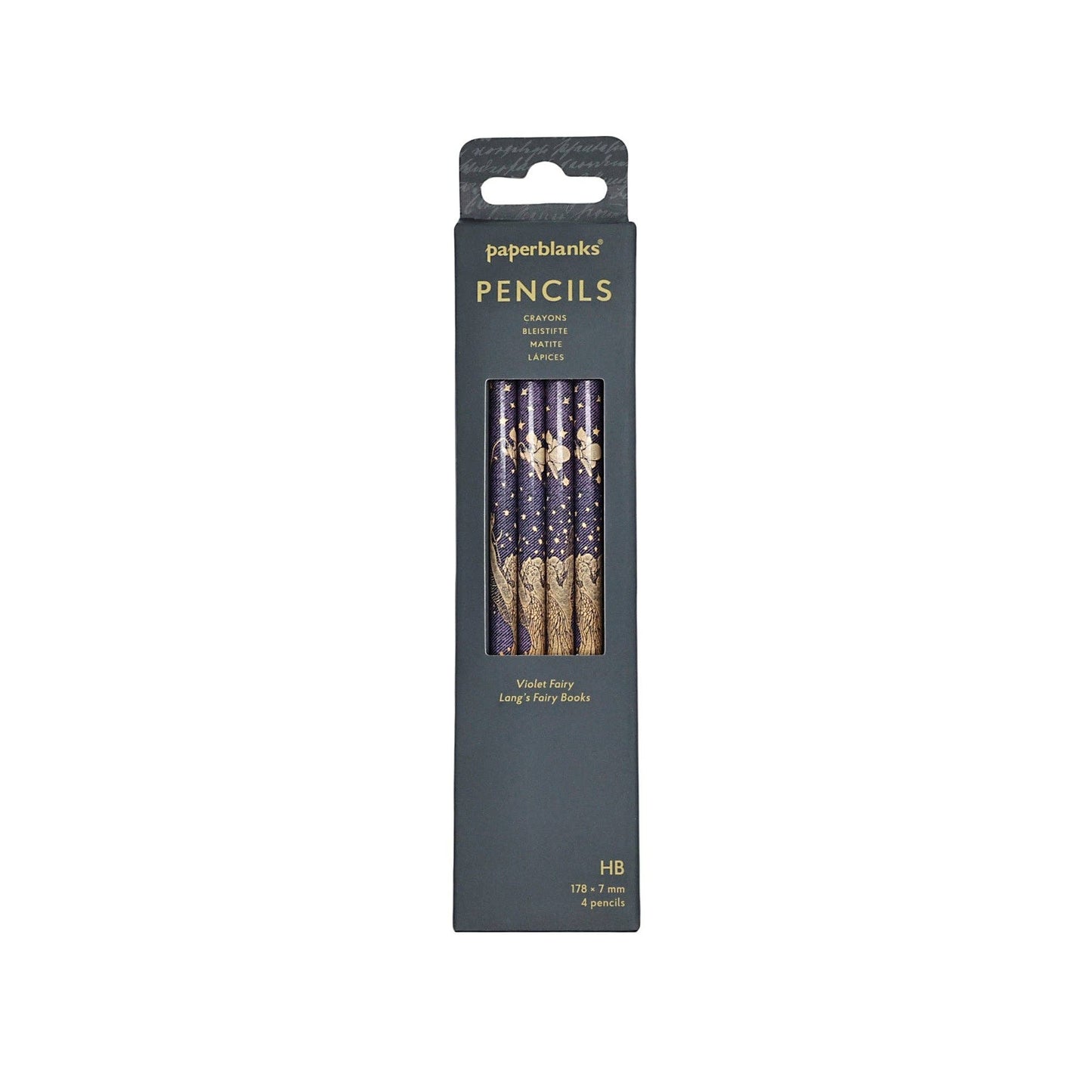 Paperblanks Violet Fairy 4-Pack Pencils