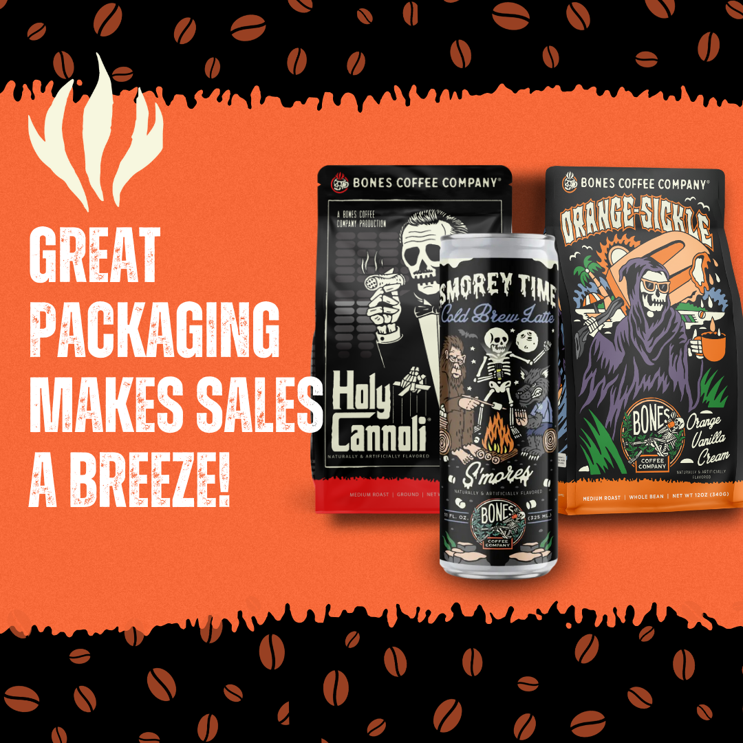 Bones Coffee Company - Army of Dark Chocolate Coffee | 12oz | Whole Bean & Ground: Ground