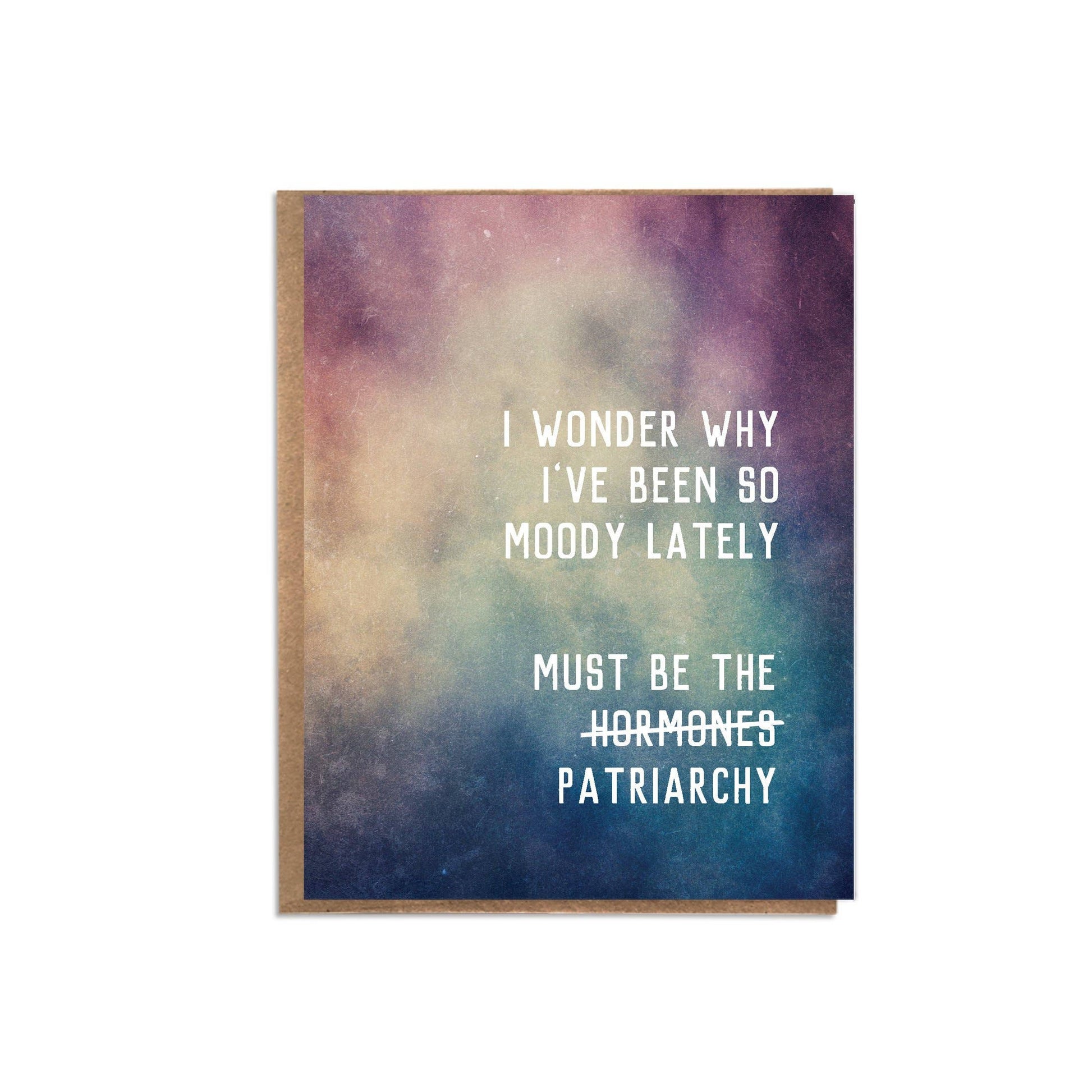 A Zillion Dollars - Must Be The Patriarchy; Feminist Card; Feminism; Feminist C8376 - Stomping Grounds