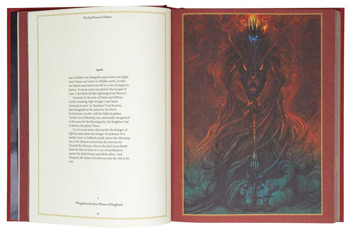 Dark Powers of Tolkien Deluxe Edition by David Day: Hardcover