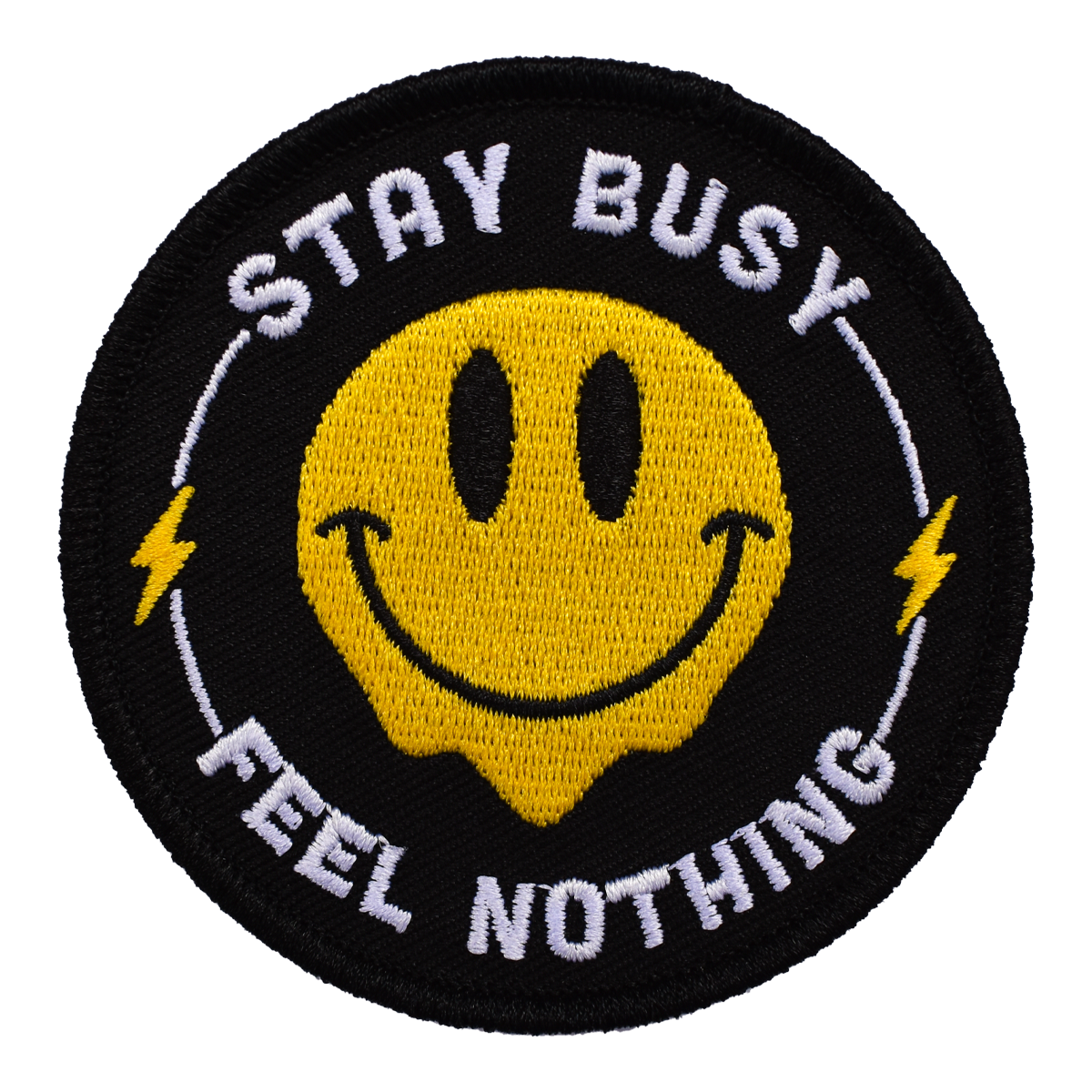 Retrograde Supply Co. - Stay Busy, Feel Nothing (Iron-On Patch)