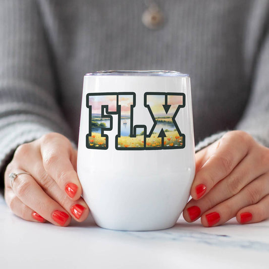 FLX Finger Lakes Wine Tumbler Stainless Steel