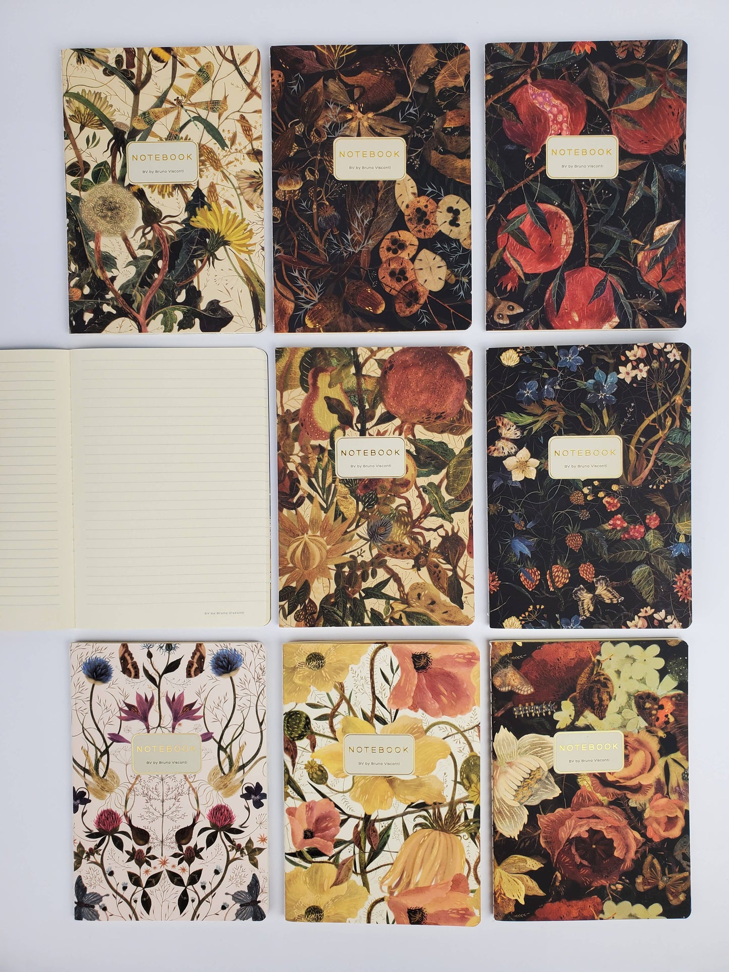 BV by Bruno Visconti - Symmetrical Flora Notebook
