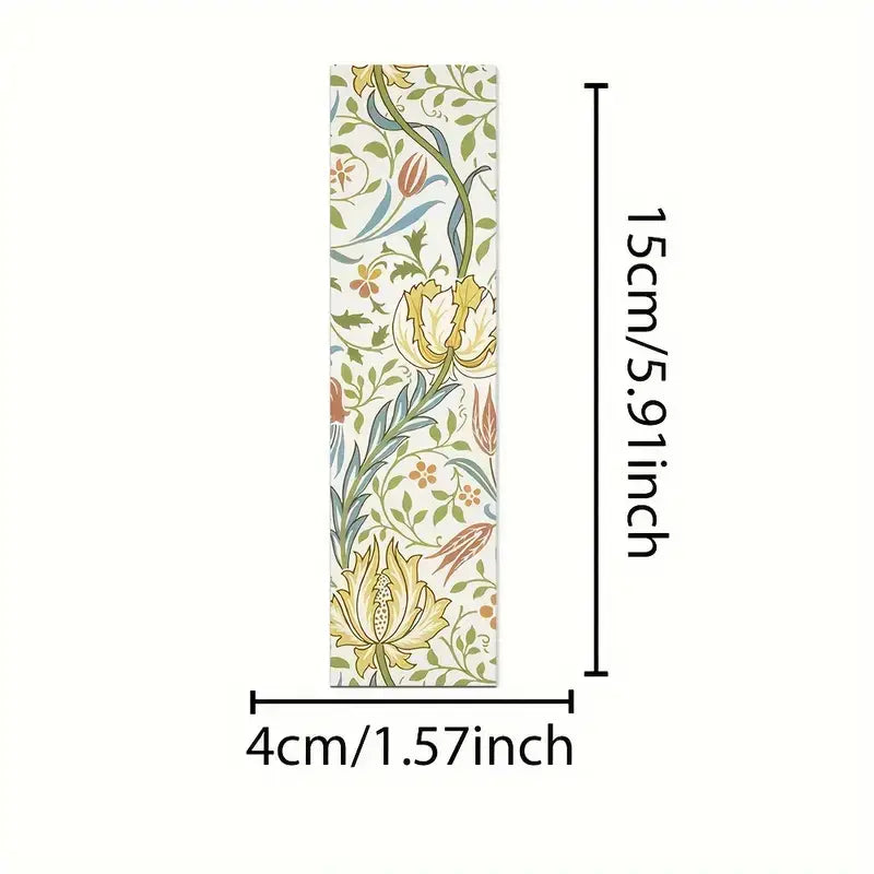 Magnifique Hearts - Morris's Floral Bookmarks - Artistic Bookmarks (lucky Dip): 10 Bookmarks