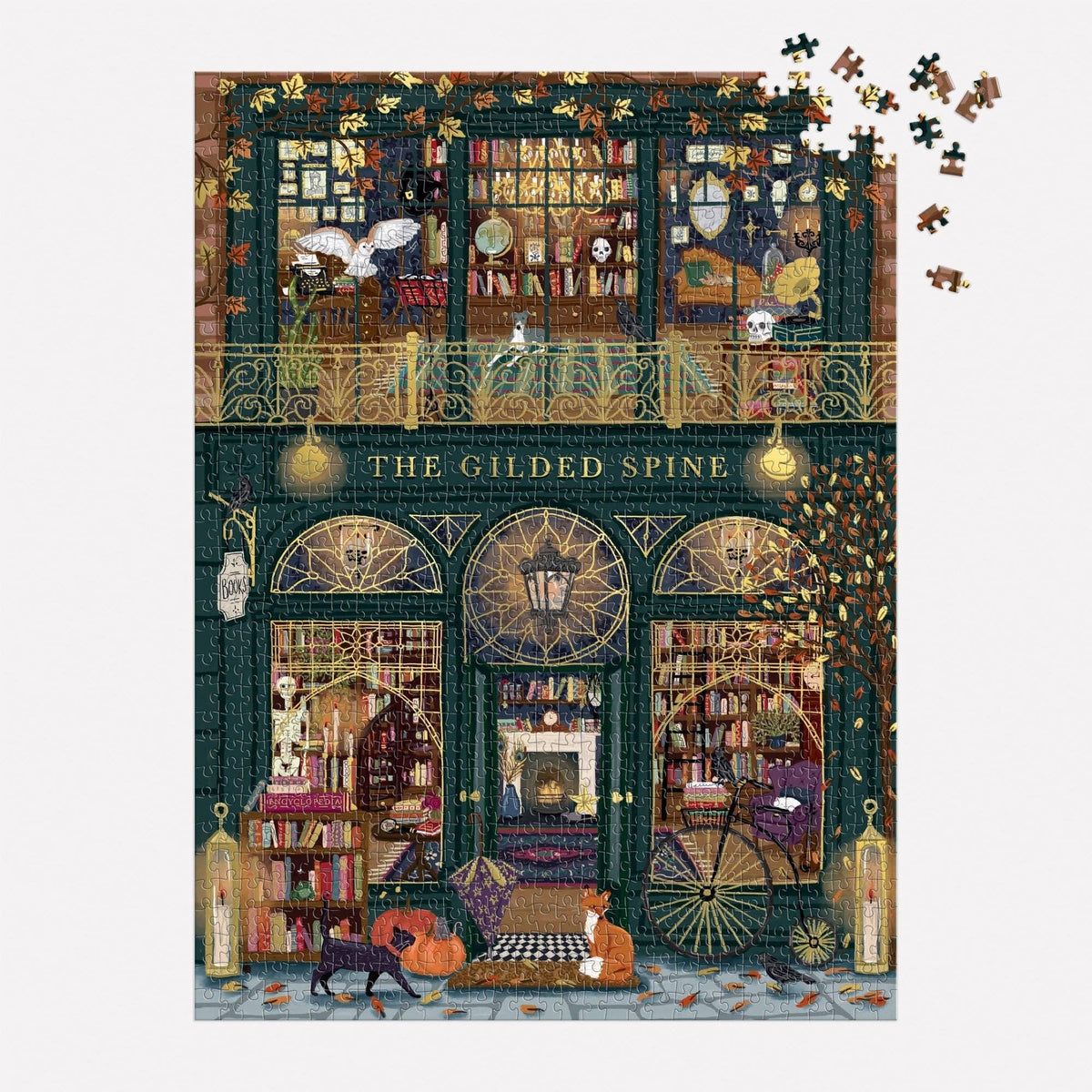 Chronicle Books - The Gilded Spine 1000 Piece Foil Puzzle