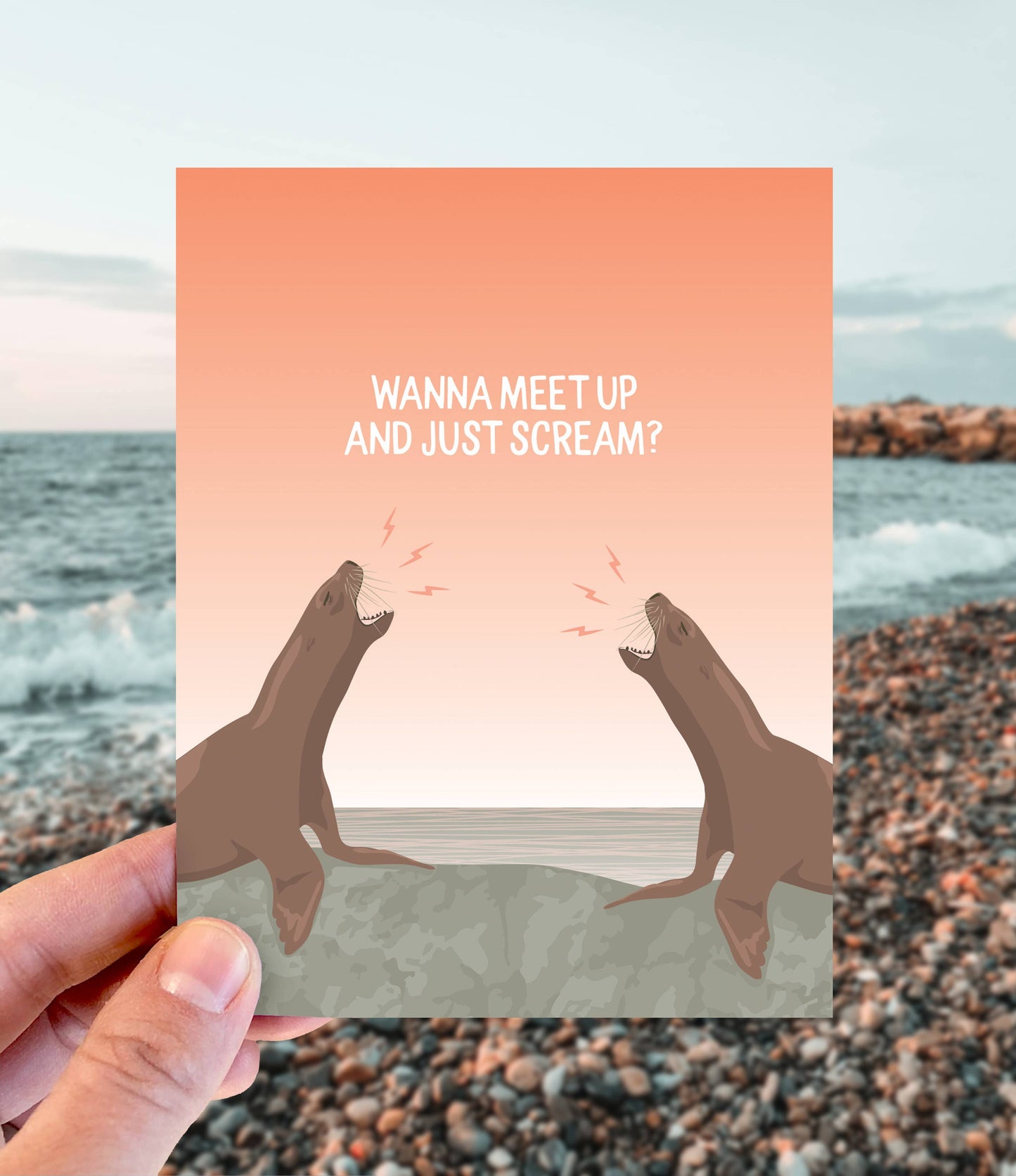 Modern Printed Matter - Just Scream Card