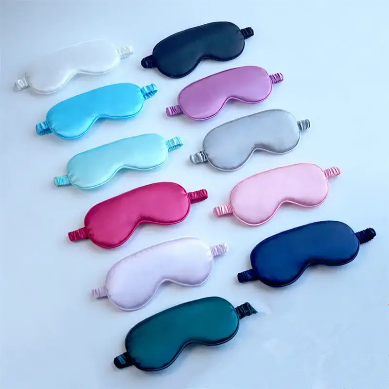 Giften Market - Silky Sleep Eye Mask - Premium Satin - Women's Accessories: Navy
