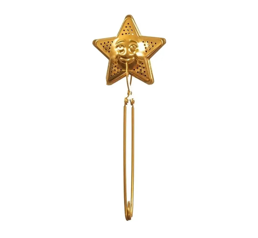 Gold Star Snap Tea Infuser with Handle, Loose Leaf Tea Steeper
