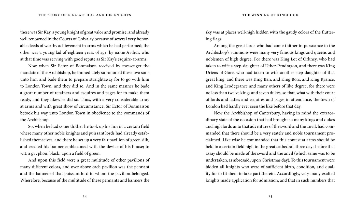 The Story of King Arthur and His Knights (Signature Clothbound)