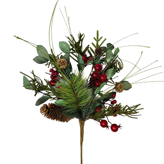 David Christopher's Collection - It's Going To Be A Berry Good Christmas Spray 26"