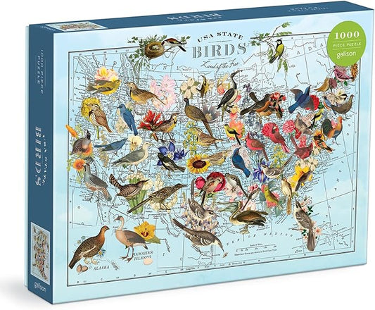 Wendy Gold USA State Birds 1000 Piece Puzzle
