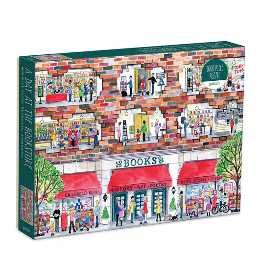 Michael Storrings A Day at the Bookstore 1000 Piece Puzzle - Chronicle Books