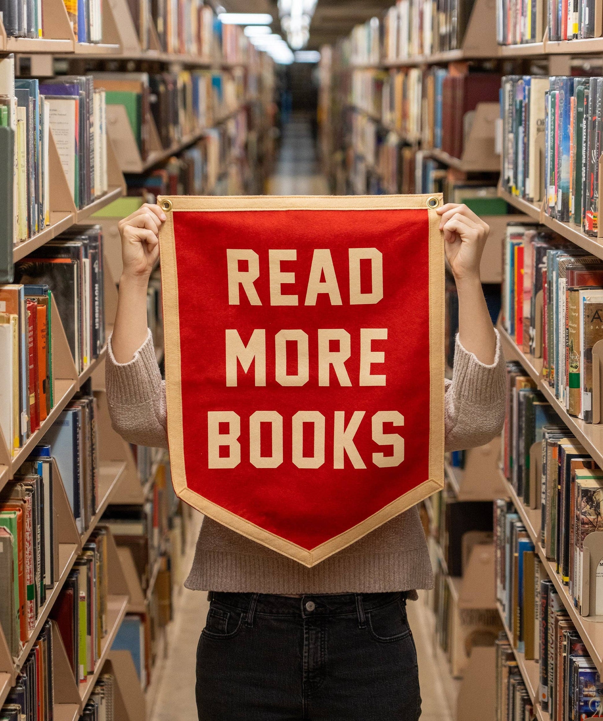 Oxford Pennant - Read More Books Camp Flag - Stomping Grounds