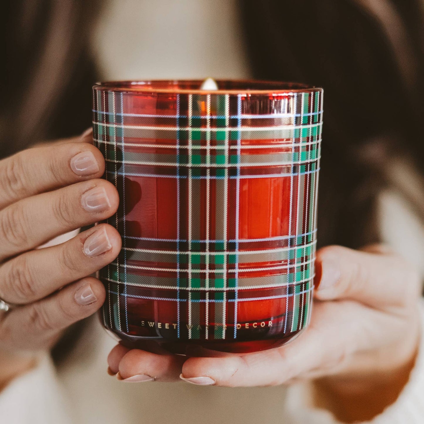 Sweet Water Decor - *NEW* Warm and Cozy 12 oz Boxed Soy Candle - Christmas Gifts