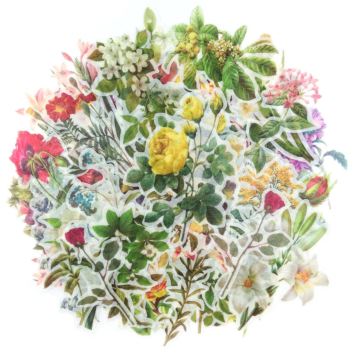 Wrapables.com - Wrapables Decorative Scrapbooking Washi Stickers, (60 pcs): Vintage