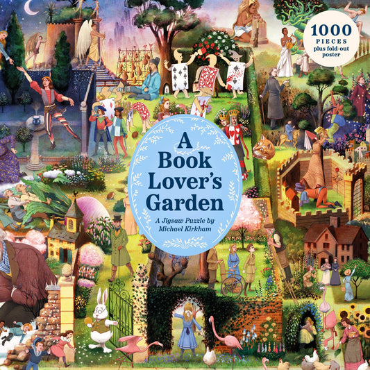 A Book Lover's Garden: A 1000 Piece Puzzle