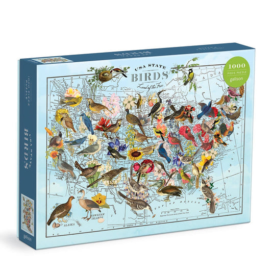 Chronicle Books - Wendy Gold State Birds 1000 Piece Puzzle
