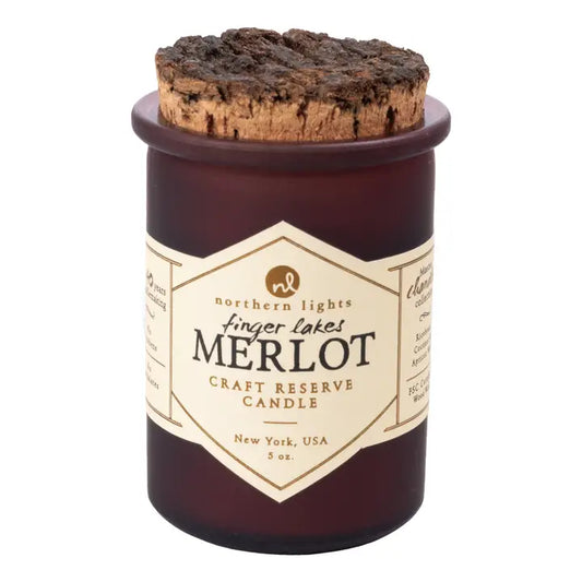 Northern Lights Finger Lakes Merlot Candle