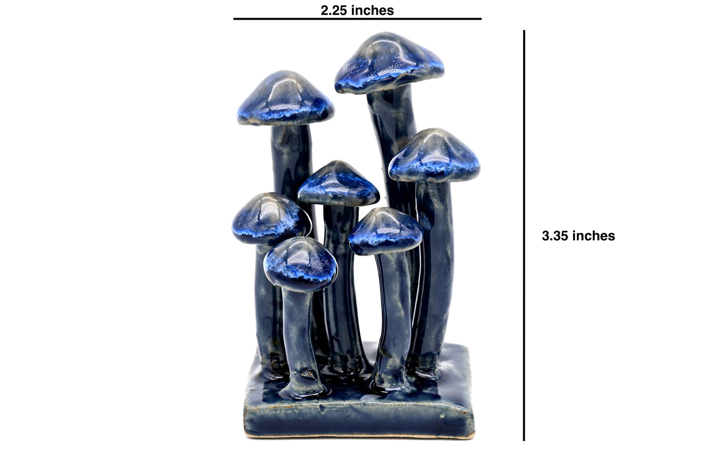 Art Floral Trading LLC - SRI189EFFB Cluster Of Mushrooms L Blue Effect