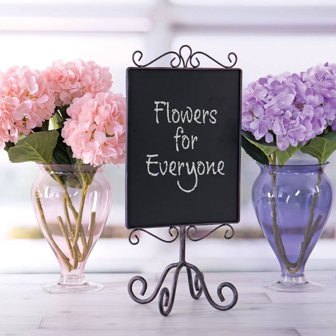 METAL CHALKBOARD DISPLAY