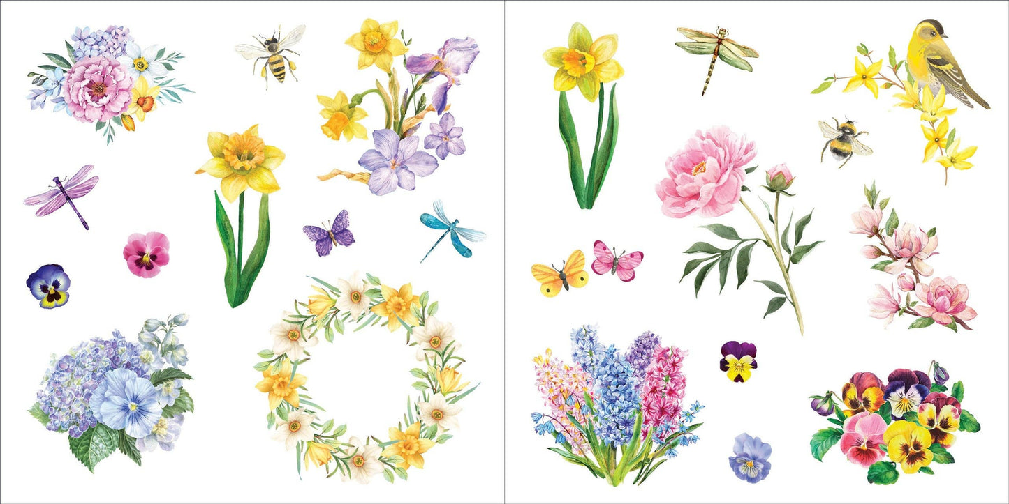 Peter Pauper Press - Bunches of Botanicals Sticker Book (500 stickers)