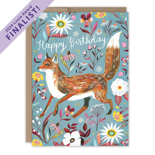 Biely & Shoaf - Foxy Birthday Card