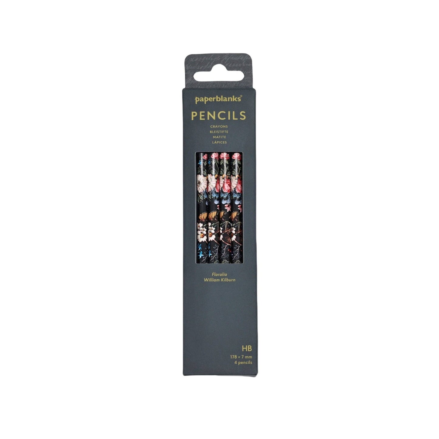 Paperblanks Floralia 4-Pack Pencils