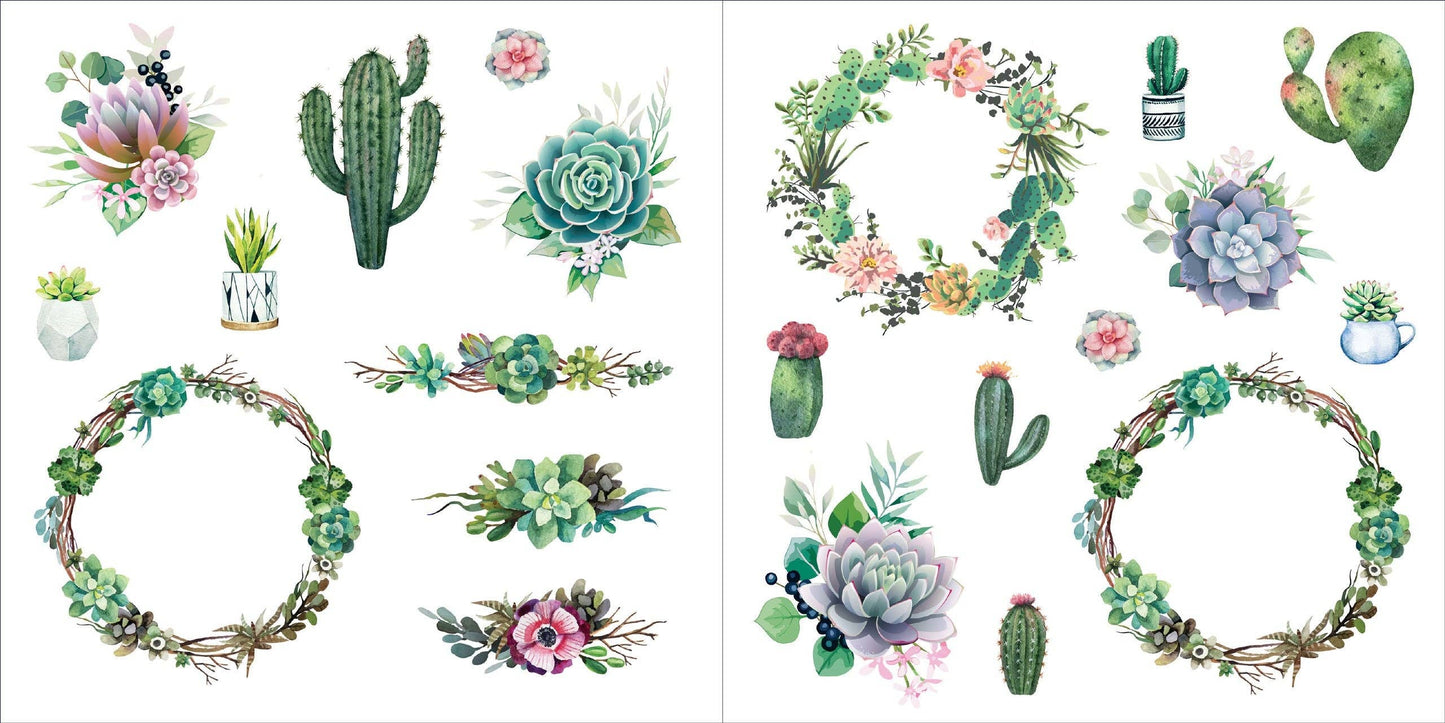 Peter Pauper Press - Bunches of Botanicals Sticker Book (500 stickers)