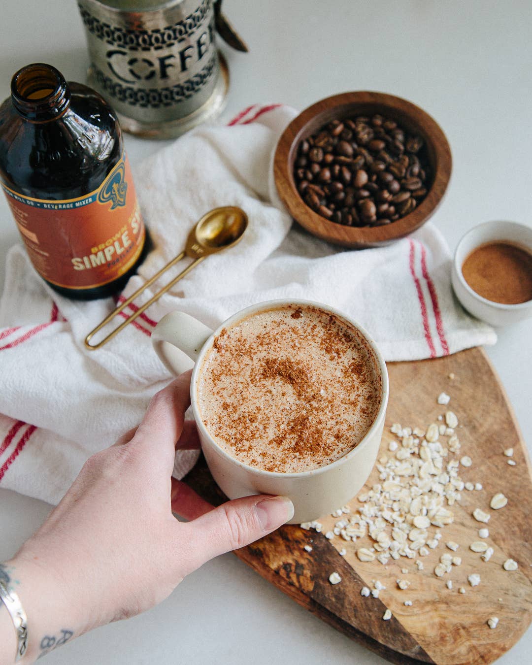 Portland Syrups - Brown Sugar Simple Syrup 12 oz - cocktail / mocktail mixer