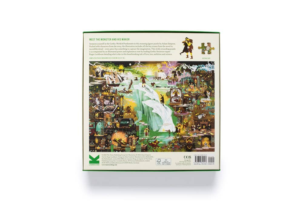 The World of Frankenstein 1000 Piece Puzzle - Stomping Grounds