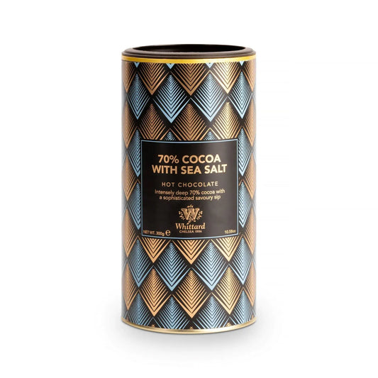 Whittard of Chelsea - 70% Cocoa with Sea Salt Hot Chocolate 300g/10.58oz