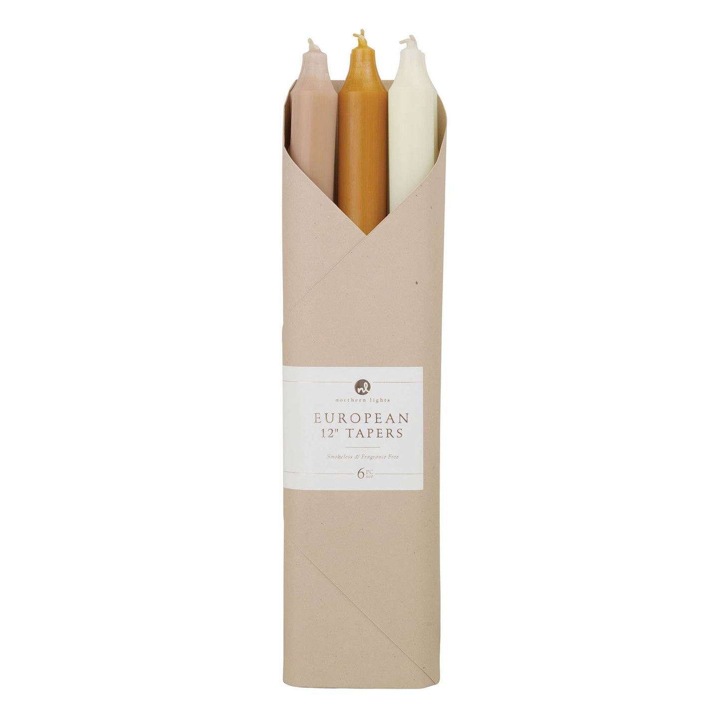 12" Taper Combo Candle Gift Set: Cottage Vines - Northern Lights