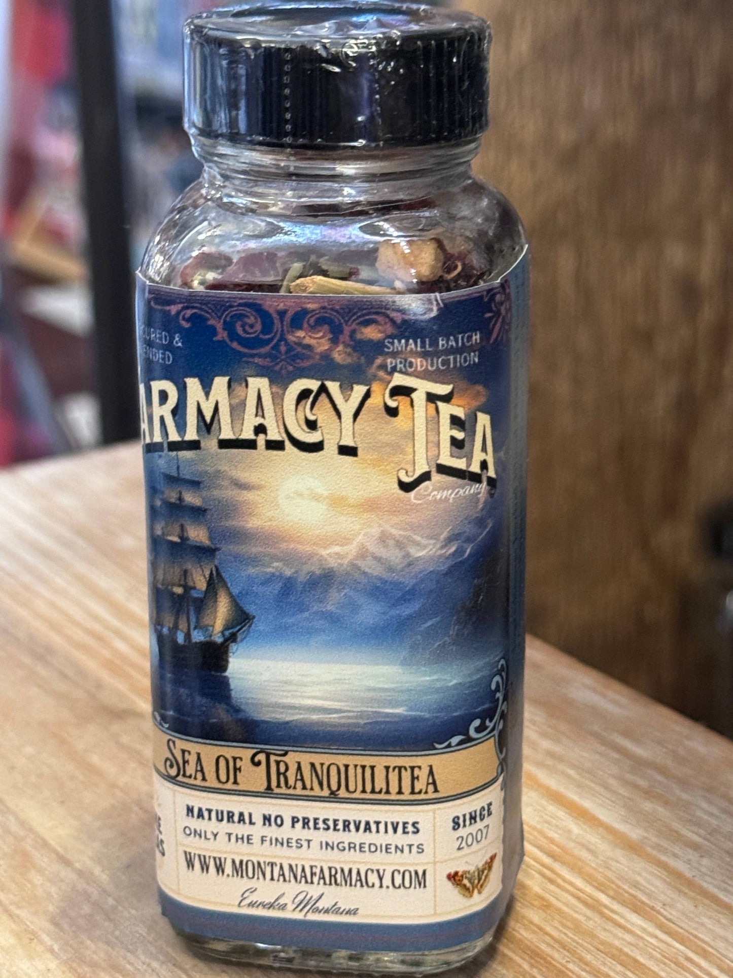 Montana Farmacy - Sea of Tranquil -iTEA Sailing Vintage Ship  Herbal Tea blend