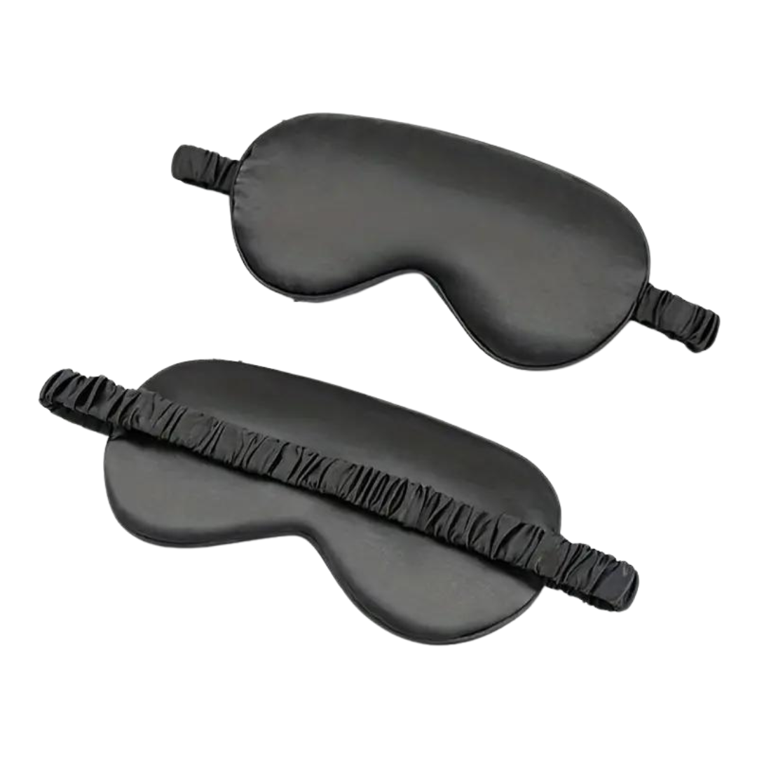Giften Market - Silky Sleep Eye Mask - Premium Satin - Women's Accessories: Navy