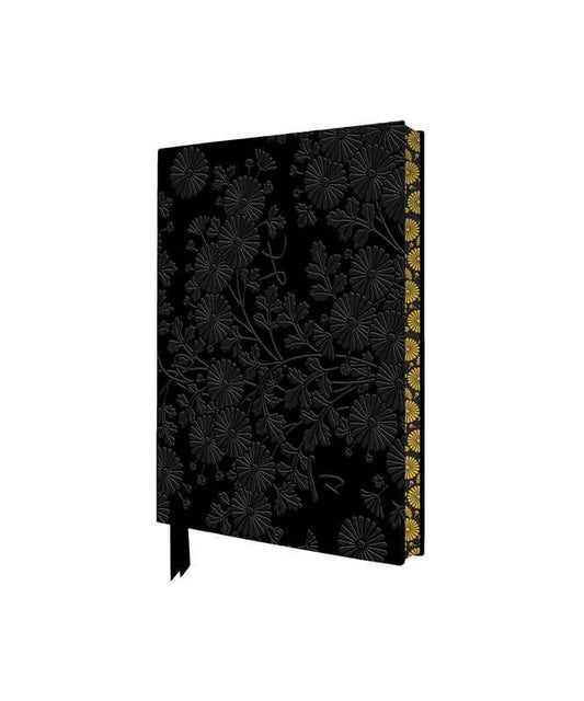 Uematsu Hobi Decorated with Chrysanthemums Artisan Art Pocket Notebook
