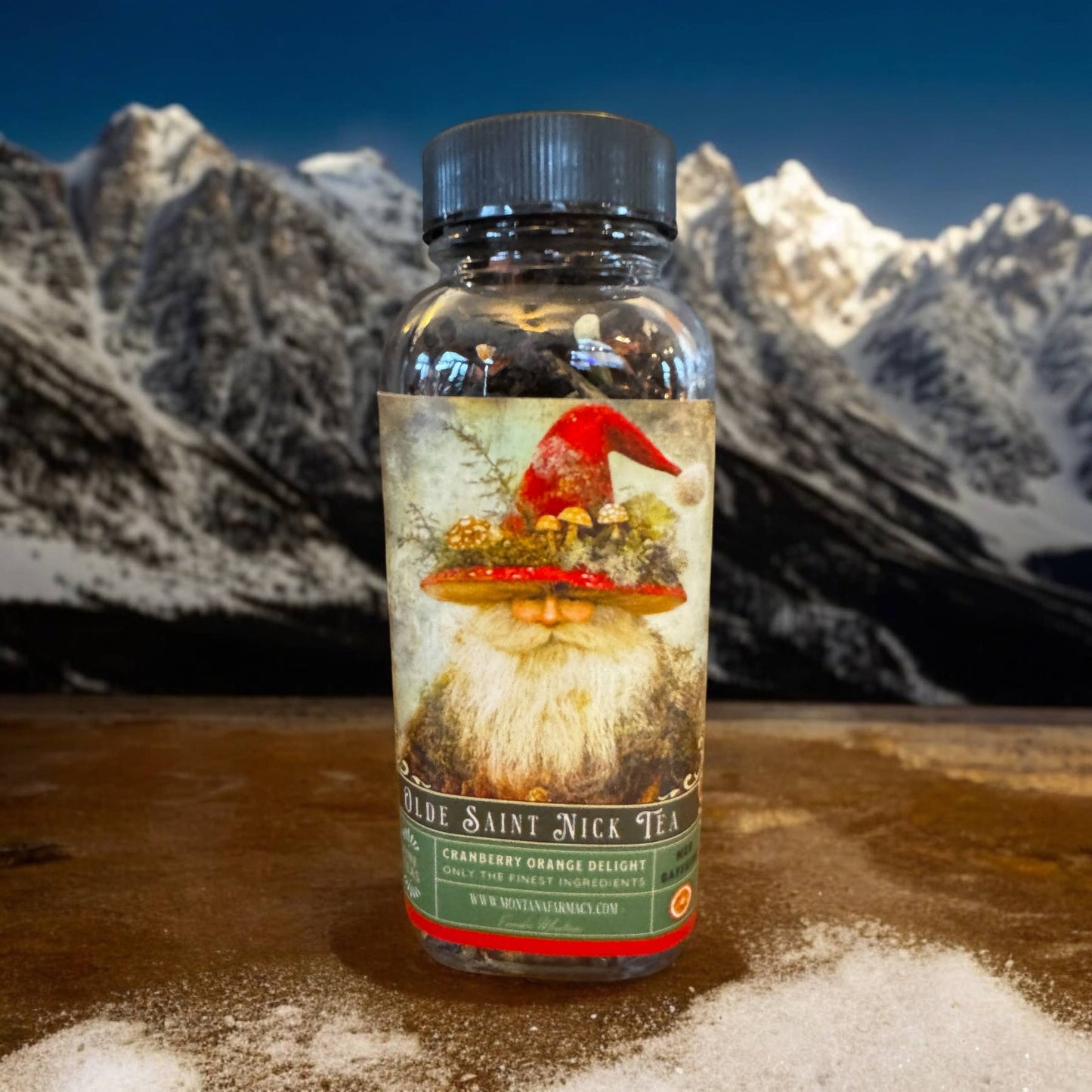 Montana Farmacy - Olde Saint mushroom Nick Vintage Victorian Christmas Tea