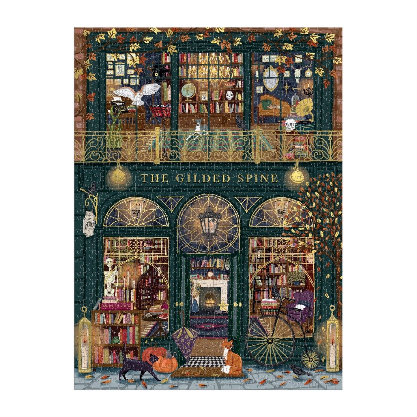 Chronicle Books - The Gilded Spine 1000 Piece Foil Puzzle